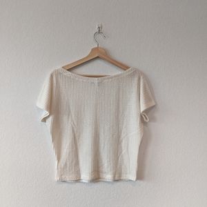 Express Slouchy Bateau Neck Top
